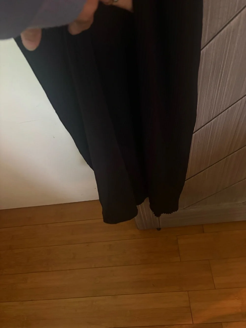 STAUD Shoko Sweater Maxi Dress Black Ribbed Button-Front Size Small Retails $225 - Picture 10 of 13